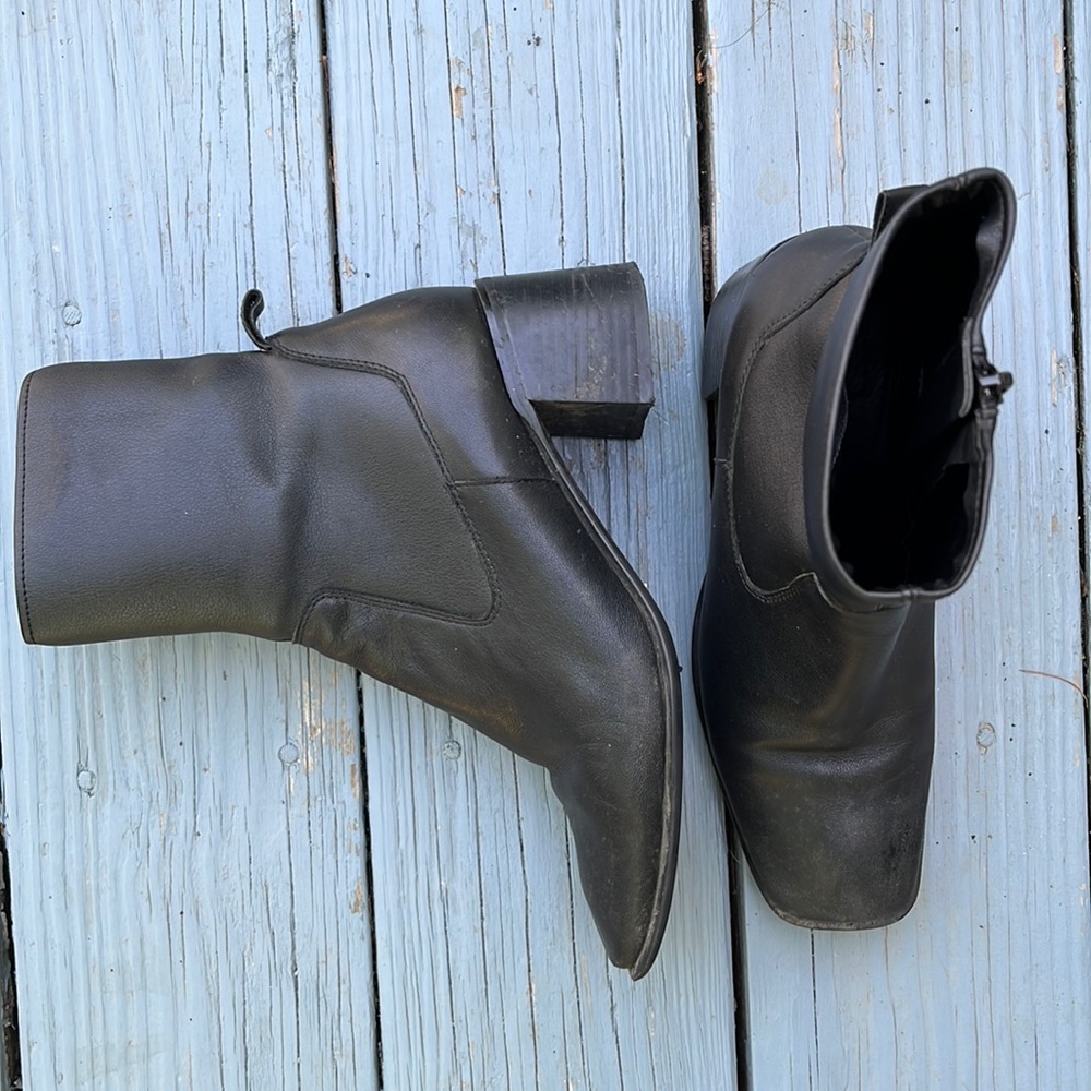 Black Leather Jeffrey Campbell Boots